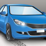 وکتور خودرو آبی