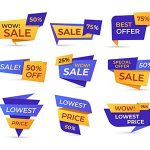 دانلود وکتور برچسب مخصوص فروش ویژه